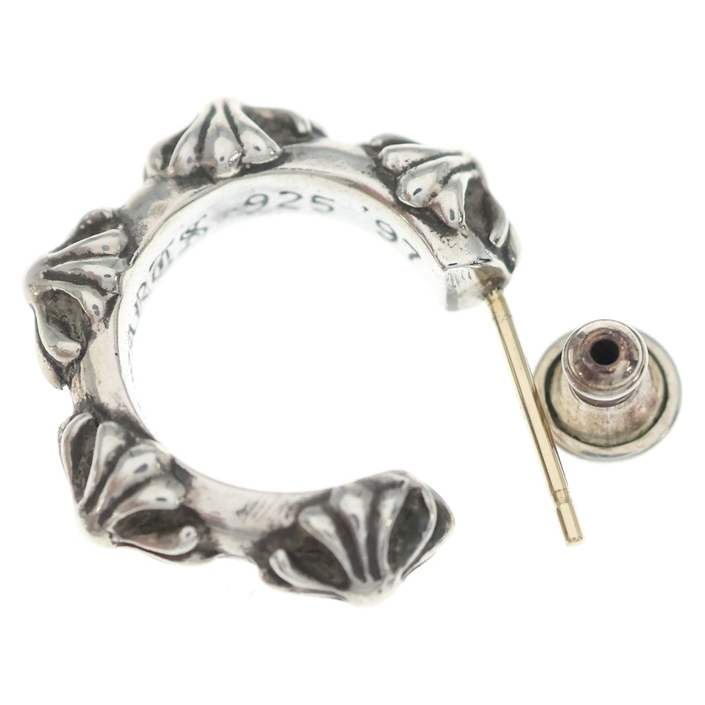 CHROME HEARTS(クロムハーツ) HOOP CROSS クロスバンド フープピアス シルバー BCA100