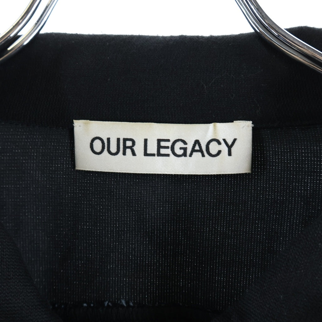 OUR LEGACY(アワーレガシー) 24AW TRACK JACKET ジップアップ ハイネック リブ トラック ジャケット ブラック M4246TB