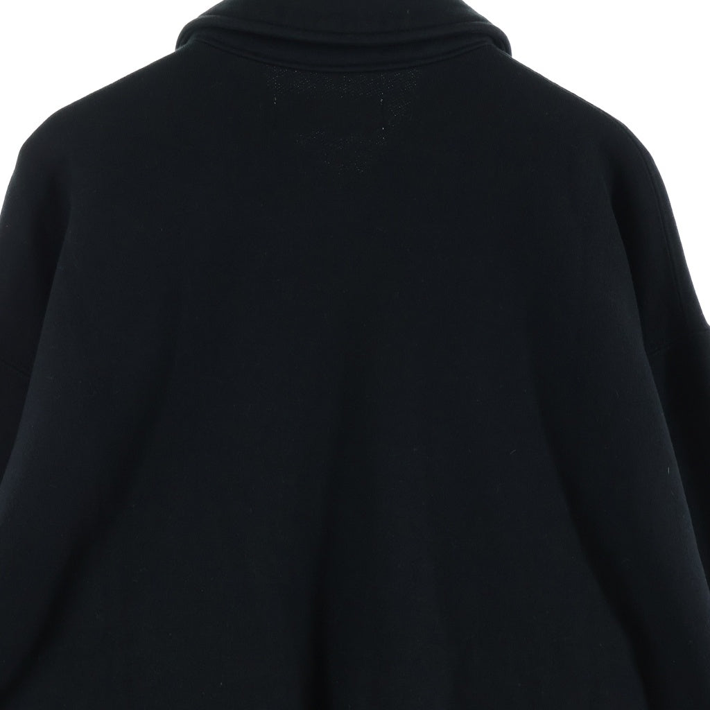 UNIVERSAL PRODUCTS(ユニバーサルプロダクツ) JUMBERCA HALF ZIP SWEAT ジャンベルカ ハーフジップ スェット トレーナー ブラック 251-60104