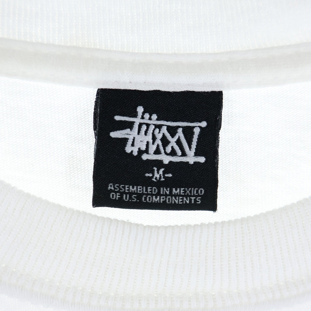 STUSSY(ステューシー) 00S OLD 25th Anniversary CRUIZE STUFF 1992 Tee オールド スプレー缶プリントTシャツ 半袖カットソー ホワイト