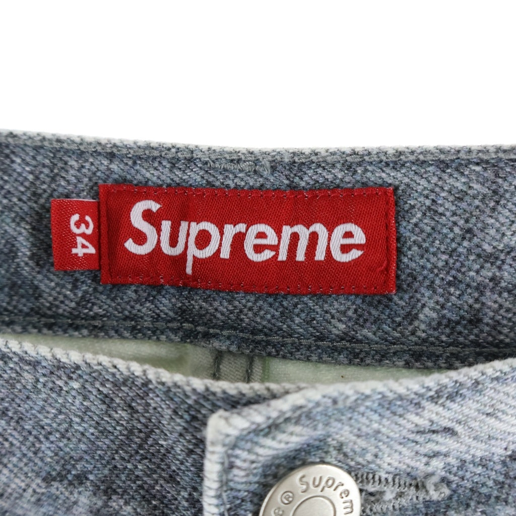 SUPREME(シュプリーム) 24AW HJR Trompe Loeil Loose Fit Jean トロンプルイユ ルーズフィット デニム ジーンズ グレー