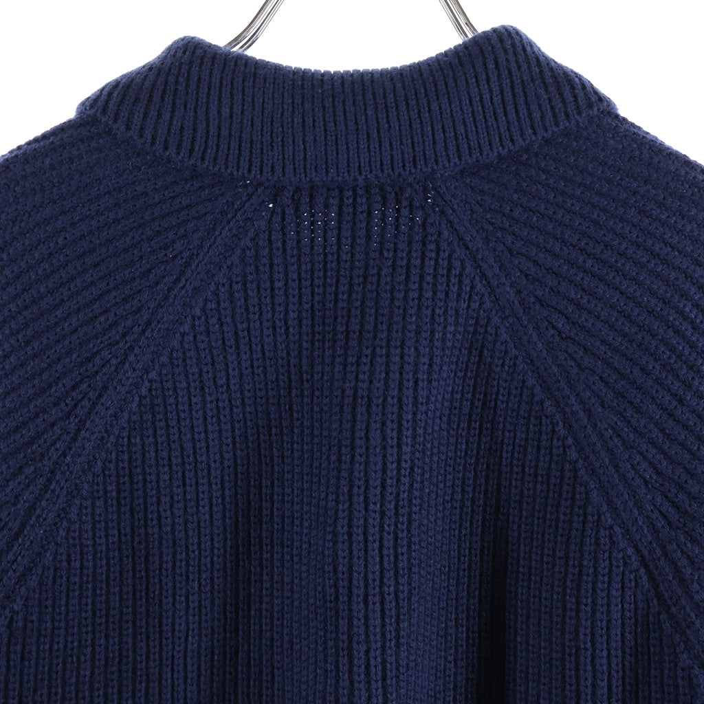 SUPREME(シュプリーム) 25AW Small Box Polo Sweater スモール ボックスロゴ ポロ ニット 長袖 セーター ネイビー