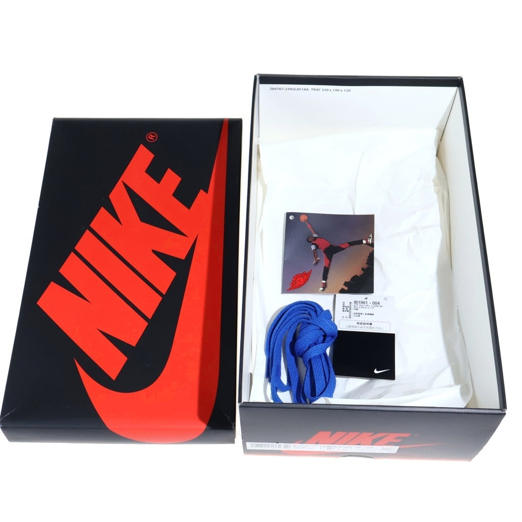 NIKE(ナイキ) AIR JORDAN 1 LOW 85 エアジョーダン1 ローカットスニーカー ブラック/ブルー US8.5/26.5cm IB1981-004