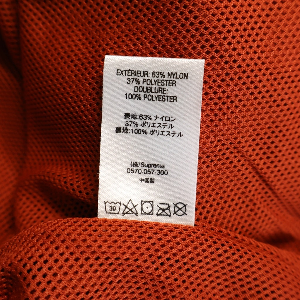 SUPREME(シュプリーム) 19SS Nylon Ripstop Hooded Pullover アームロゴプリント ナイロン リップストップ フーデッド プルオーバーパーカー ジャケット レッド