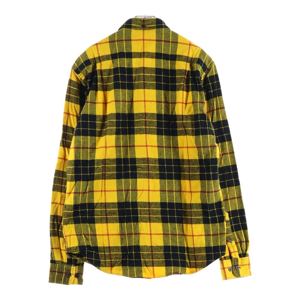 SUPREME(シュプリーム) 13AW Tartan Flannel Shirt タータンフランネルチェック ボタンダウン長袖シャツ イエロー