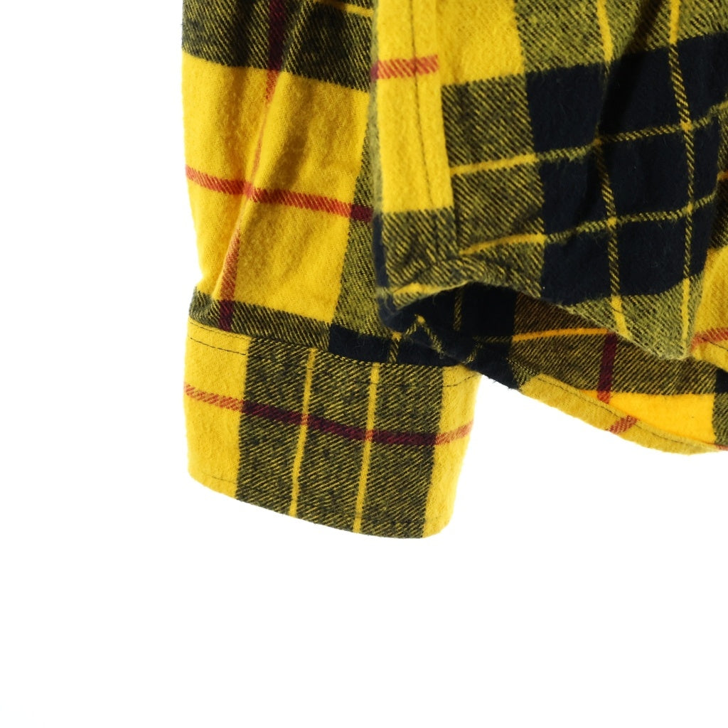 SUPREME(シュプリーム) 13AW Tartan Flannel Shirt タータンフランネルチェック ボタンダウン長袖シャツ イエロー