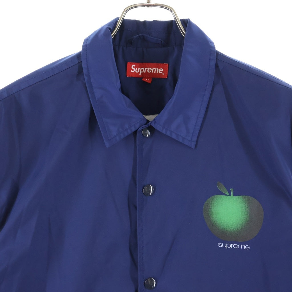 SUPREME(シュプリーム) 19SS Apple Coaches Jacket アップル ナイロンコーチジャケット ネイビー