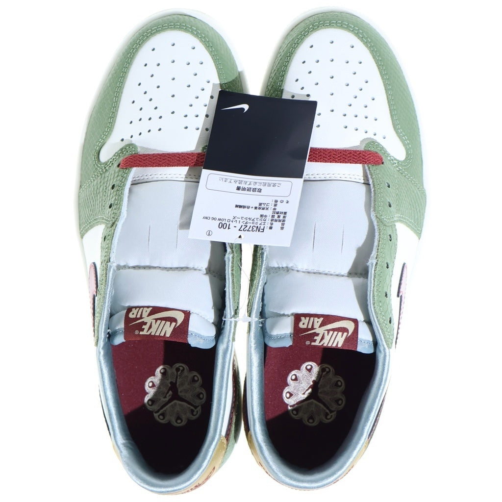 NIKE(ナイキ) AIR JORDAN 1 LOW OG CHINESE NEW YEAR エアジョーダン チャイニーズニューイヤー ローカットスニーカー カーキ/ホワイト US8/26cm FN3727-100
