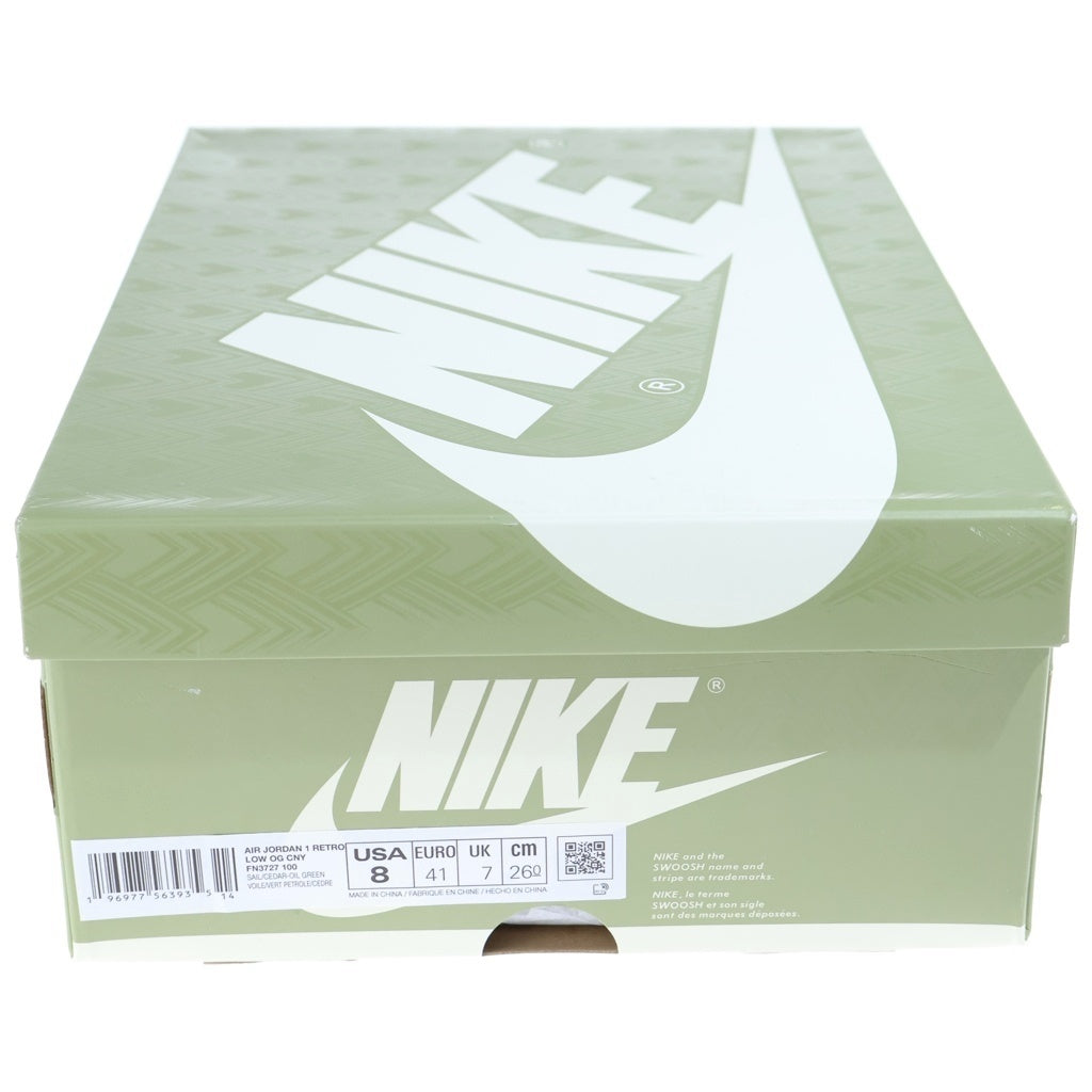 NIKE(ナイキ) AIR JORDAN 1 LOW OG CHINESE NEW YEAR エアジョーダン チャイニーズニューイヤー ローカットスニーカー カーキ/ホワイト US8/26cm FN3727-100