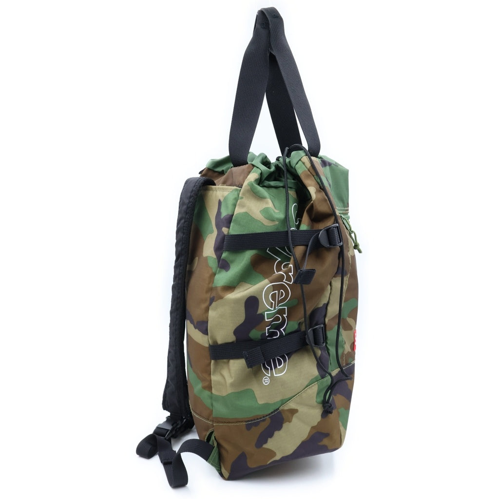 SUPREME(シュプリーム) 19SS Tote Backpack ボックスロゴ カモフラ トート バックパック リュックサック カーキ