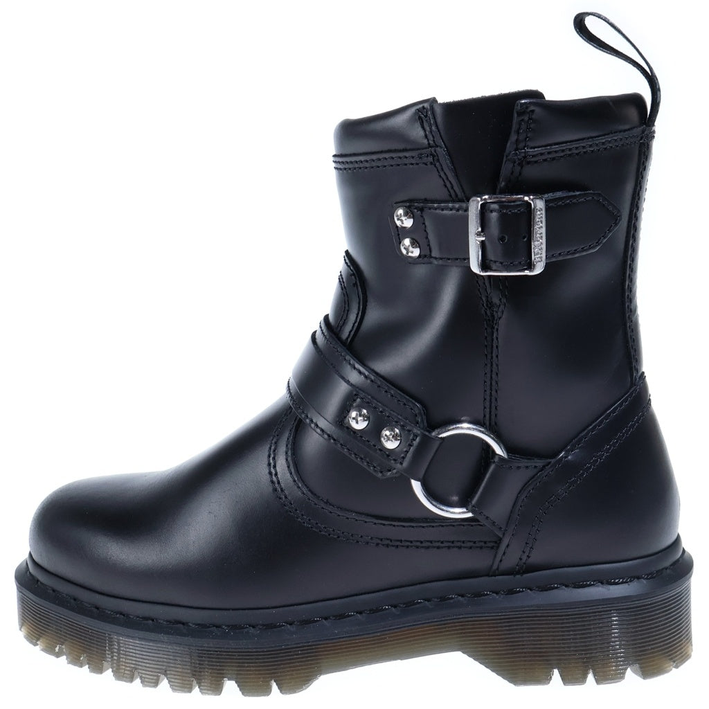Dr.Martens(ドクターマーチン) ANISTONE HARNESS アニストン ハーネス アンクル レザーブーツ ブラック 42583001