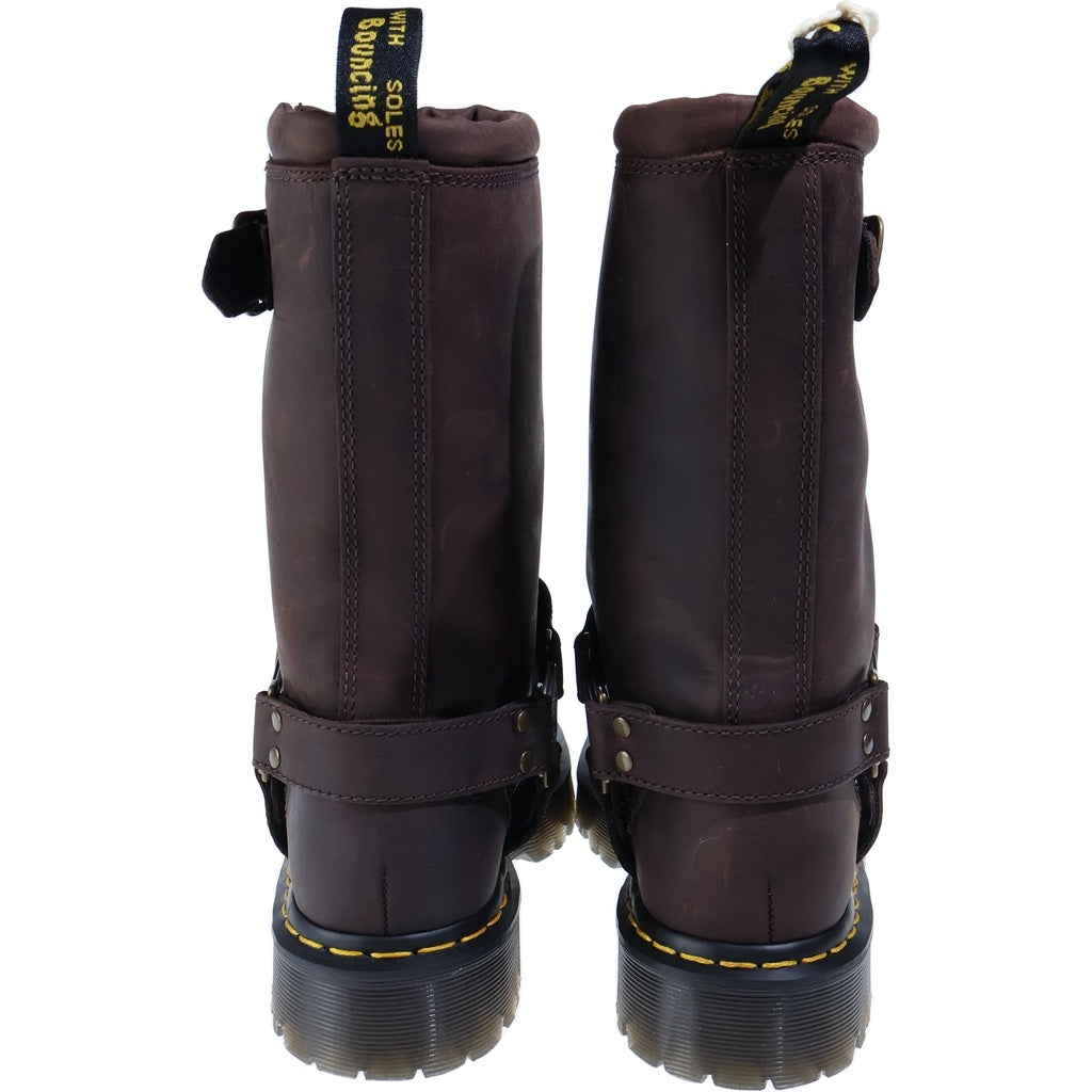 Dr.Martens(ドクターマーチン) ANISTONE HI アニストン ハイ レザー バイカーブーツ ブラウン 31901201
