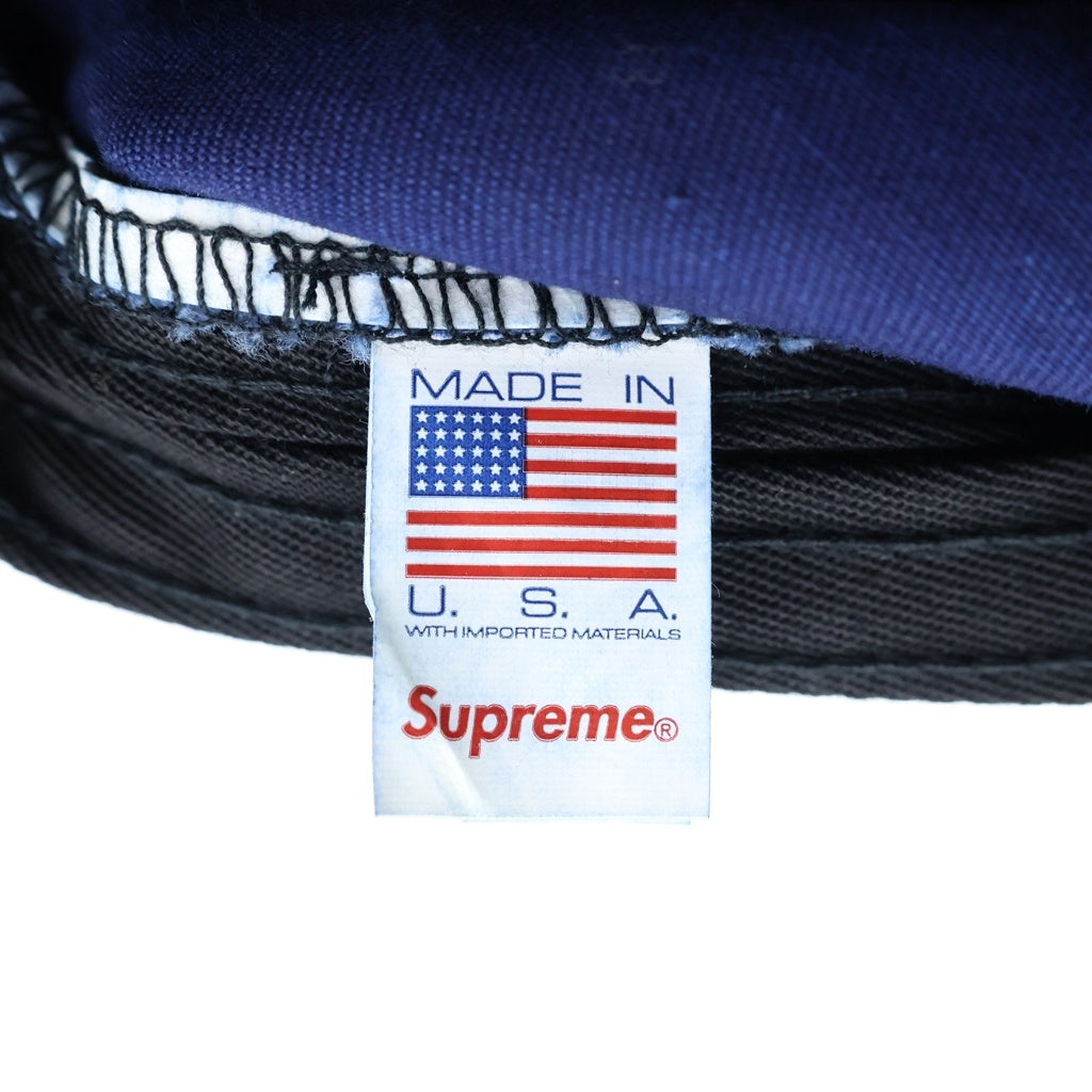 SUPREME(シュプリーム) 25SS Washed Chino Twill Camp Cap ウォッシュドチノツイル ボックスロゴ キャンプキャップ 帽子 ネイビー
