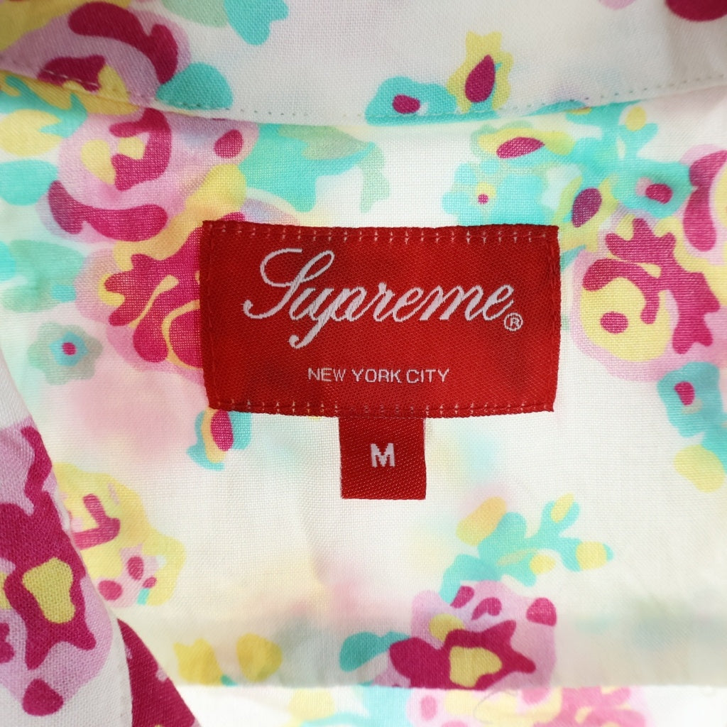 SUPREME(シュプリーム) 20SS Floral Rayon S/S Shirt フローラル レーヨン 半袖 オープンカラーシャツ ホワイト