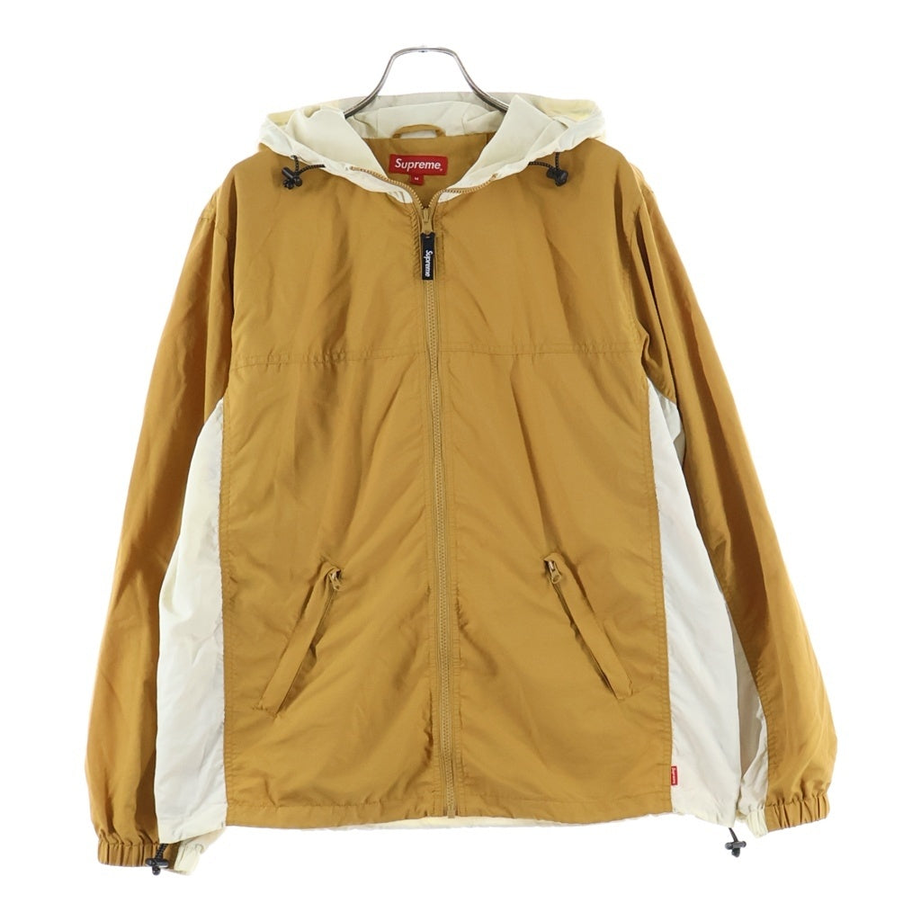 SUPREME(シュプリーム) 18AW 2-Tone Zip Up Jacket ナイロン 2トーン フーデッドジップアップジャケット ブラウン
