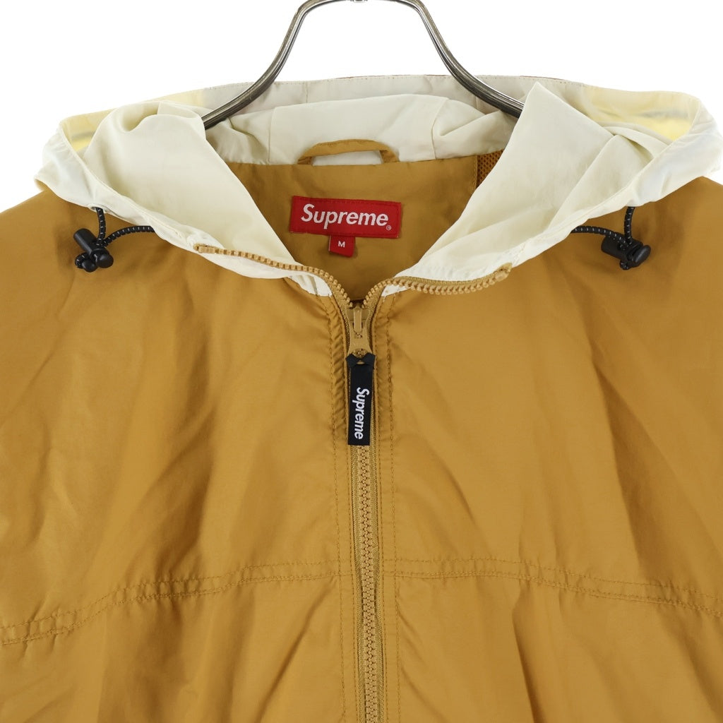 SUPREME(シュプリーム) 18AW 2-Tone Zip Up Jacket ナイロン 2トーン フーデッドジップアップジャケット ブラウン