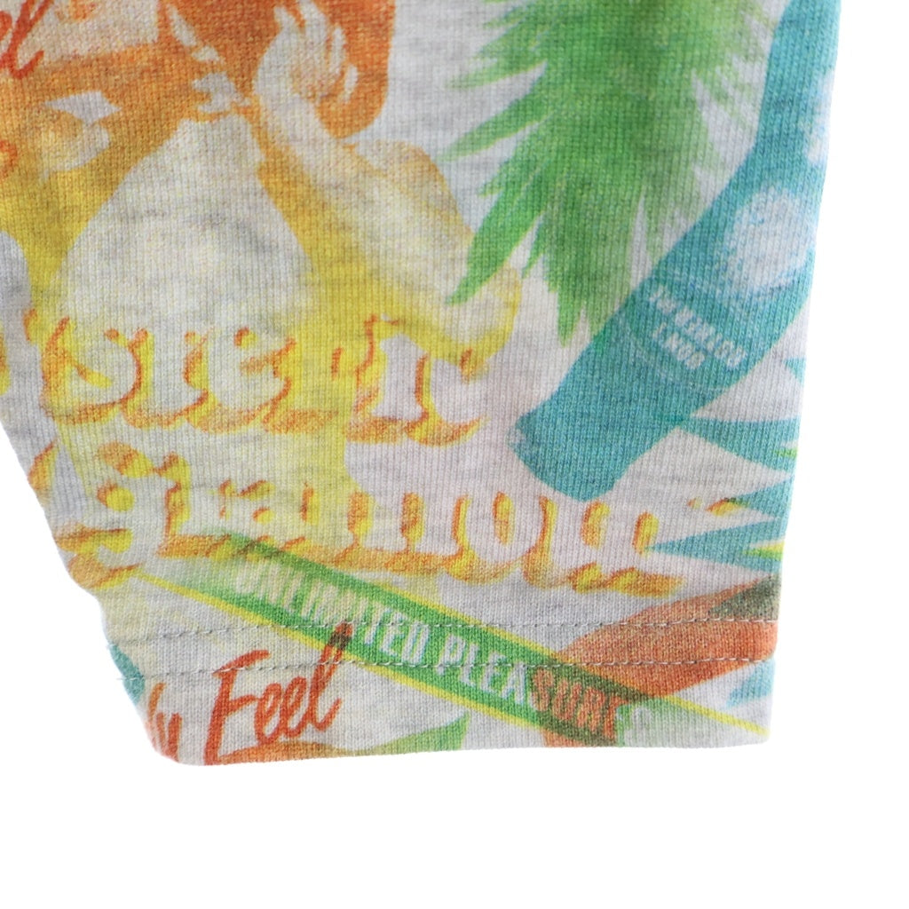 HYSTERIC GLAMOUR(ヒステリックグラマー) 総柄 コットン ジップアップスウェットパーカー フーディー マルチカラー 0252CF03