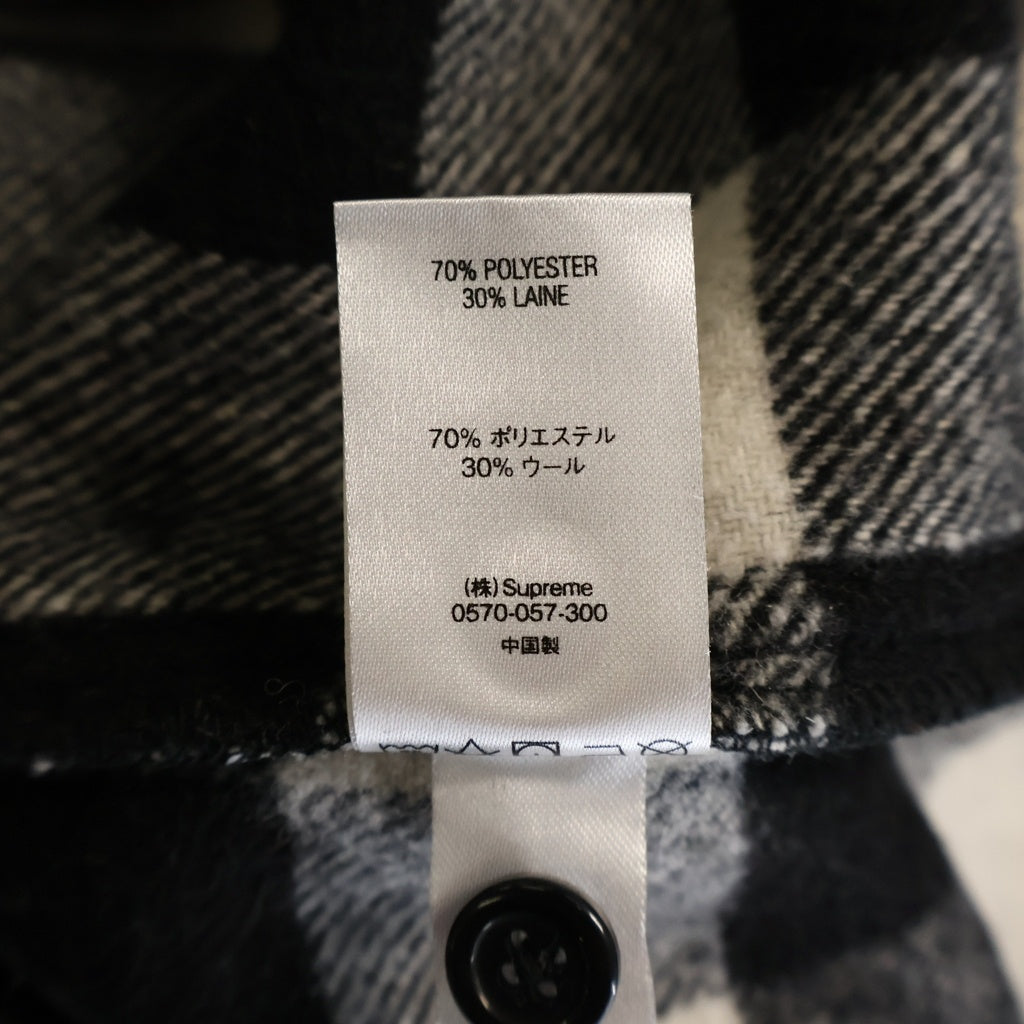 SUPREME(シュプリーム) 19AW 1-800 Buffalo Plaid Shirt バッファロー プレイド 長袖チェックシャツジャケット グレー