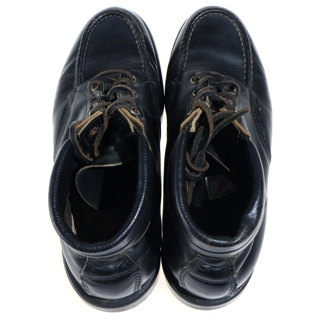 RED WING(レッド ウイング) SUPERSOLE 6 CLASSIC MOC スーパーソール クラシック モック レザー 7ホール 羽タグ ミッドカットブーツ ブラック 8133