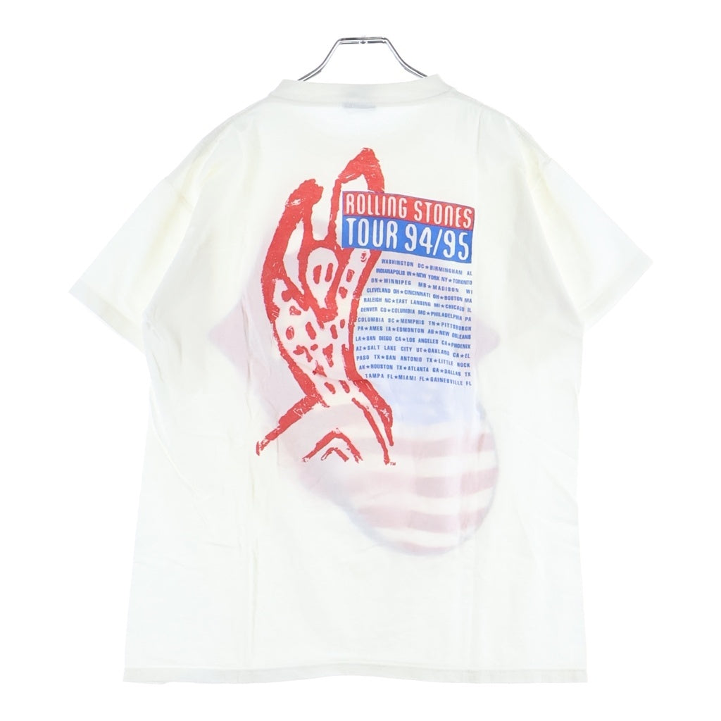 VINTAGE(ヴィンテージ) 90S VINTAGE THE ROLLING STONES VOODOO LOUNGE TOUR 94/95 TEE ヴィンテージ USA製 ブロッカム アメリカンフラッグ リップ&タン クルーネックTシャツ 半袖 カットソー