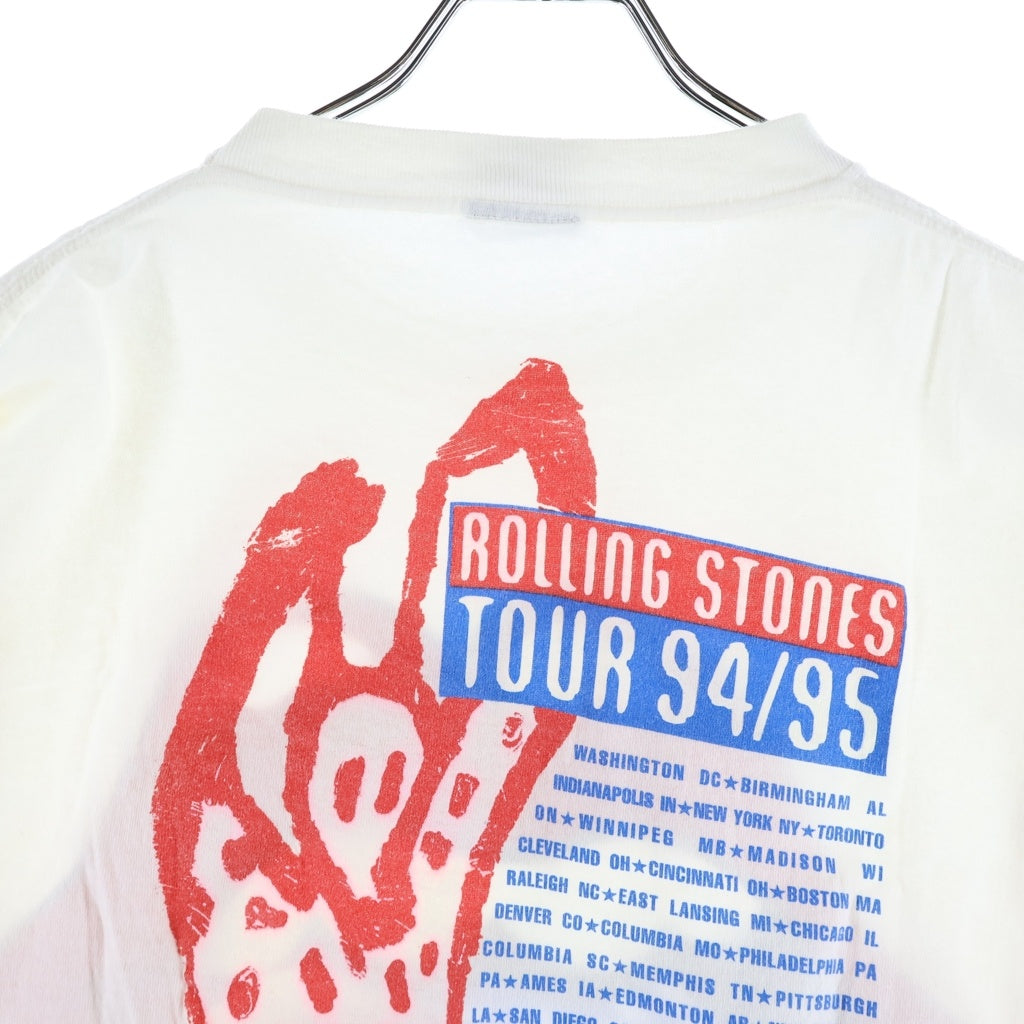 VINTAGE(ヴィンテージ) 90S VINTAGE THE ROLLING STONES VOODOO LOUNGE TOUR 94/95 TEE ヴィンテージ USA製 ブロッカム アメリカンフラッグ リップ&タン クルーネックTシャツ 半袖 カットソー