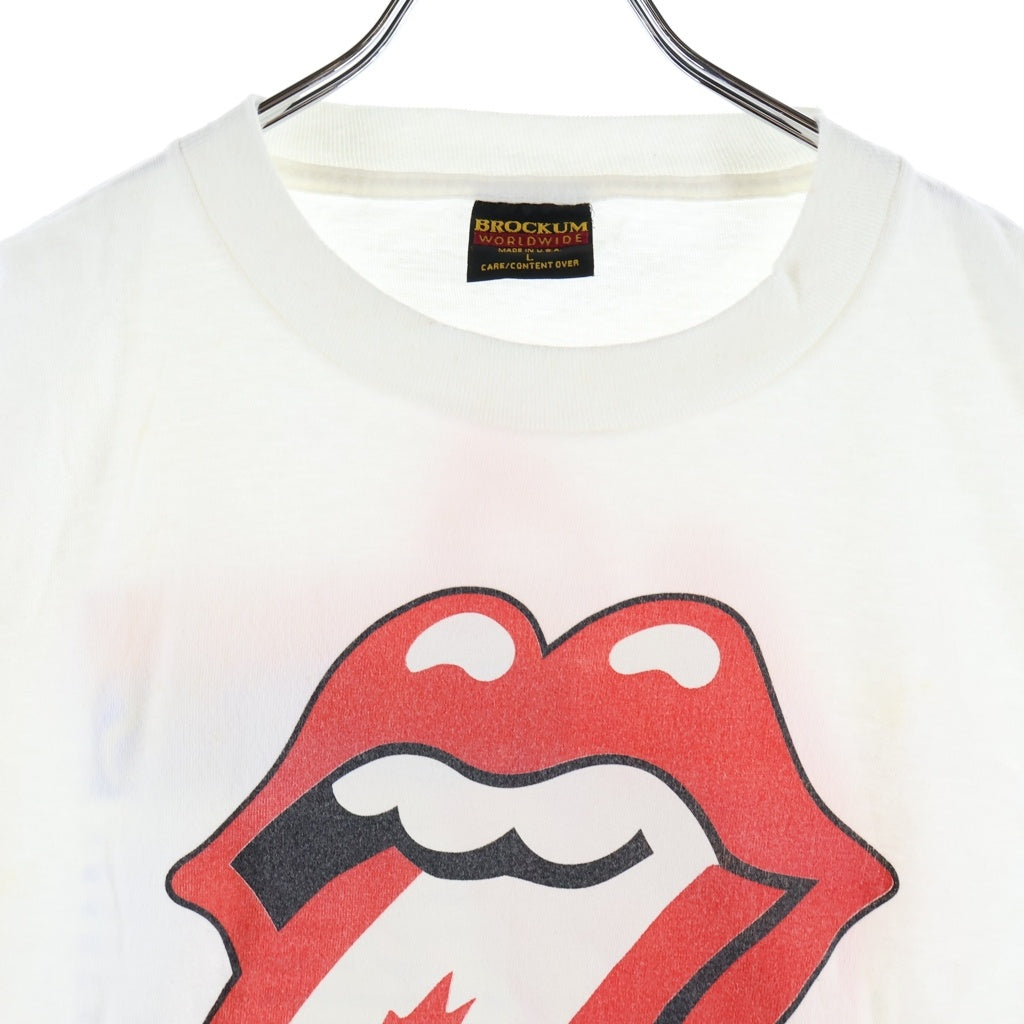 VINTAGE(ヴィンテージ) 90S VINTAGE THE ROLLING STONES VOODOO LOUNGE TOUR 94/95 TEE ヴィンテージ USA製 ブロッカム カナダフラッグ リップ&タン クルーネックTシャツ 半袖 カットソー ホワイト