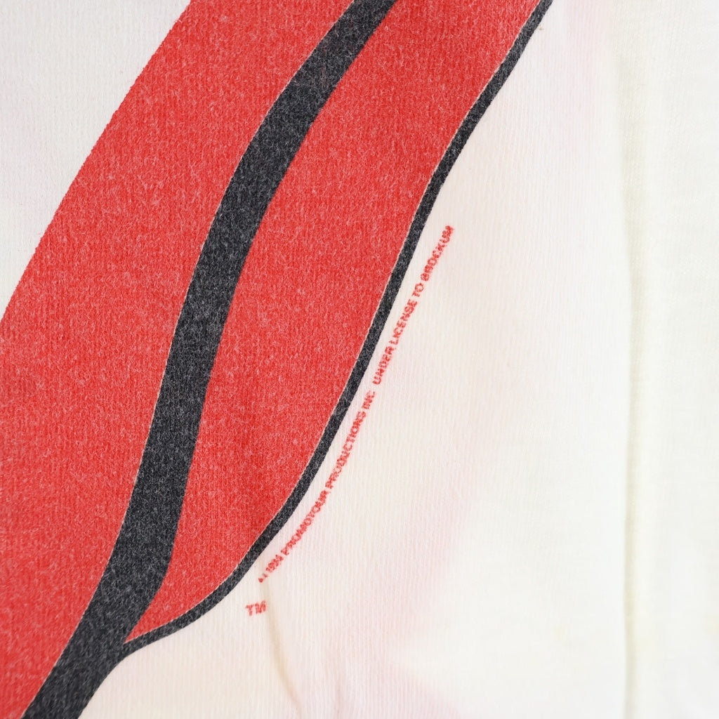 VINTAGE(ヴィンテージ) 90S VINTAGE THE ROLLING STONES VOODOO LOUNGE TOUR 94/95 TEE ヴィンテージ USA製 ブロッカム カナダフラッグ リップ&タン クルーネックTシャツ 半袖 カットソー ホワイト