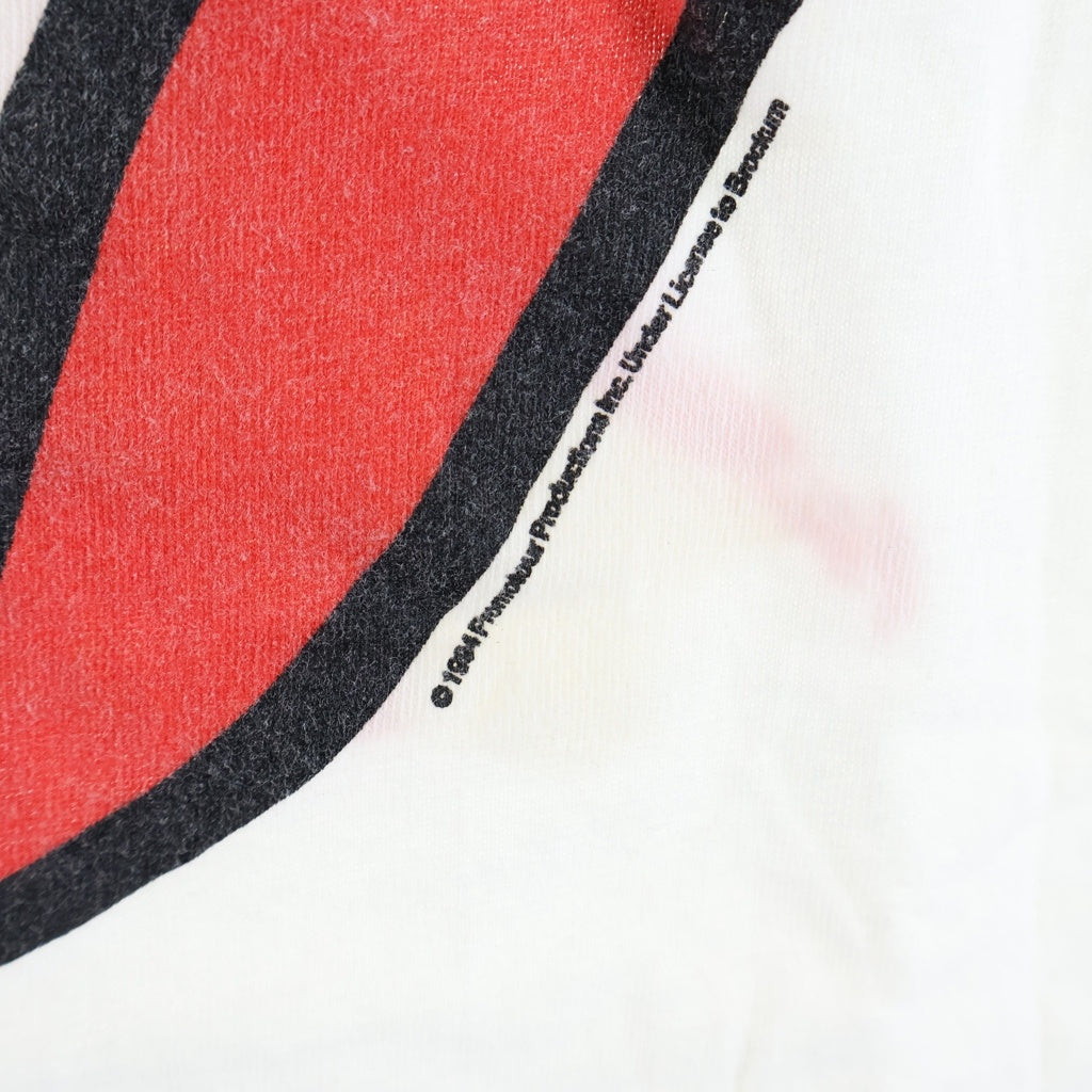 VINTAGE(ヴィンテージ) 90S VINTAGE THE ROLLING STONES VOODOO LOUNGE TOUR 94/95 TEE ヴィンテージ USA製 ブロッカム 日本フラッグ リップ&タン クルーネックTシャツ 半袖 カットソー ホワイト