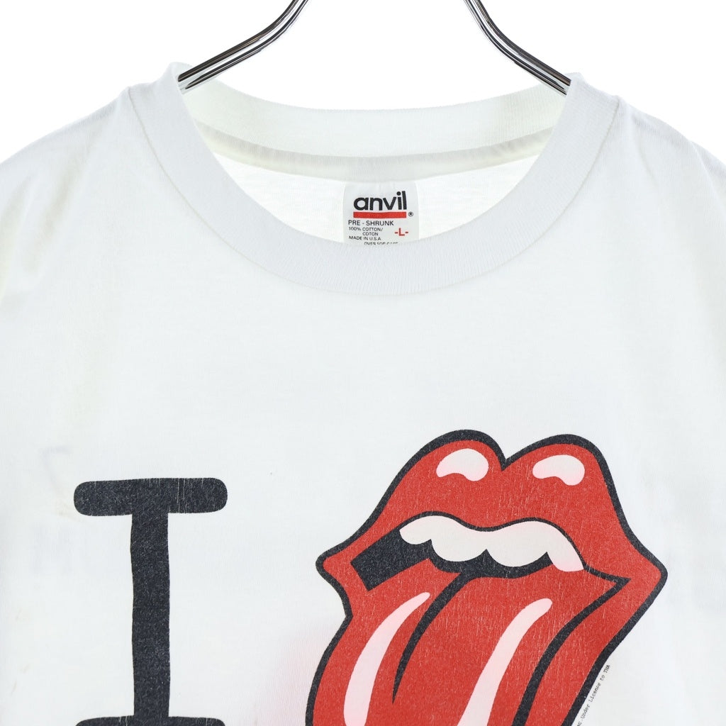 VINTAGE(ヴィンテージ) 90S VINTAGE THE ROLLING STONES 1997 GIANTS STUDIUM ANVILボディ ヴィンテージ ローリングストーンズ ジャイアンツスタジアム 両面プリント クルーネック半袖Tシャツ