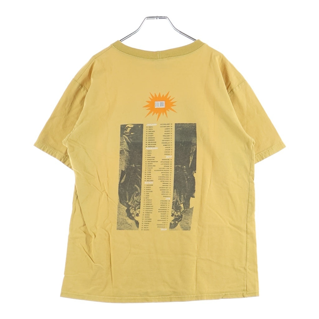 VINTAGE(ヴィンテージ) 90S VINTAGE R.E.M. TOUR 1995 TEE ヴィンテージ アールイーエム 両面プリント ツアー クルーネックTシャツ 半袖 カットソー イエロー