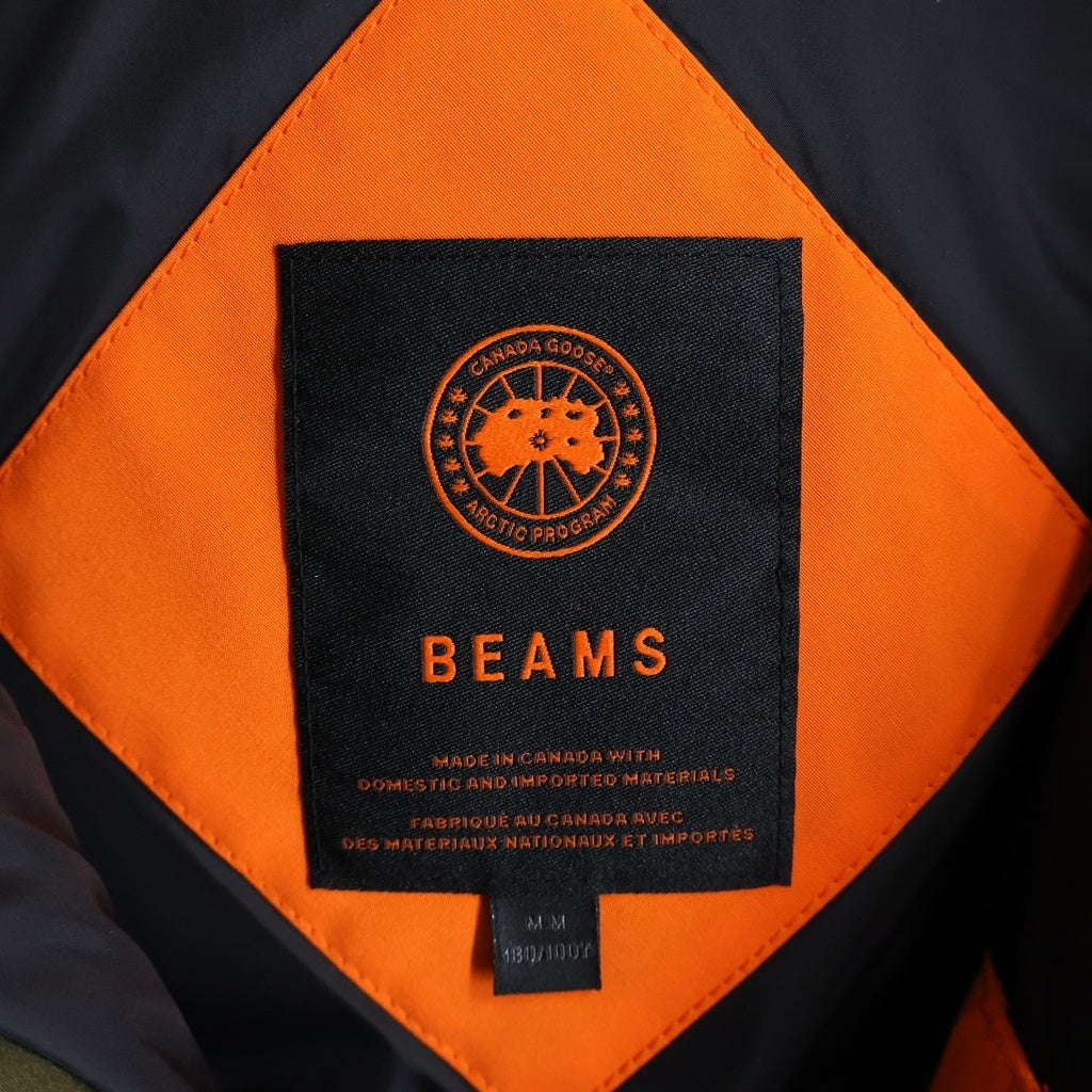 CANADA GOOSE(カナダグース) 21AW ×BEAMS Borden Bomber Jacket 45周年記念 ビームス ボーデン ボンバージャケット カーキ 7968MJB