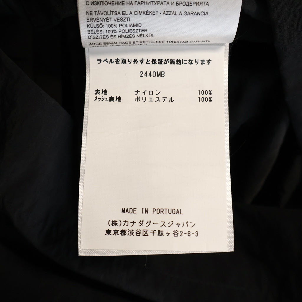 CANADA GOOSE(カナダグース) Faber Hoody Black Label ロゴパッチ フェーバー フーディー ブラックレーベル マウンテンパーカー ブラック 2440MB