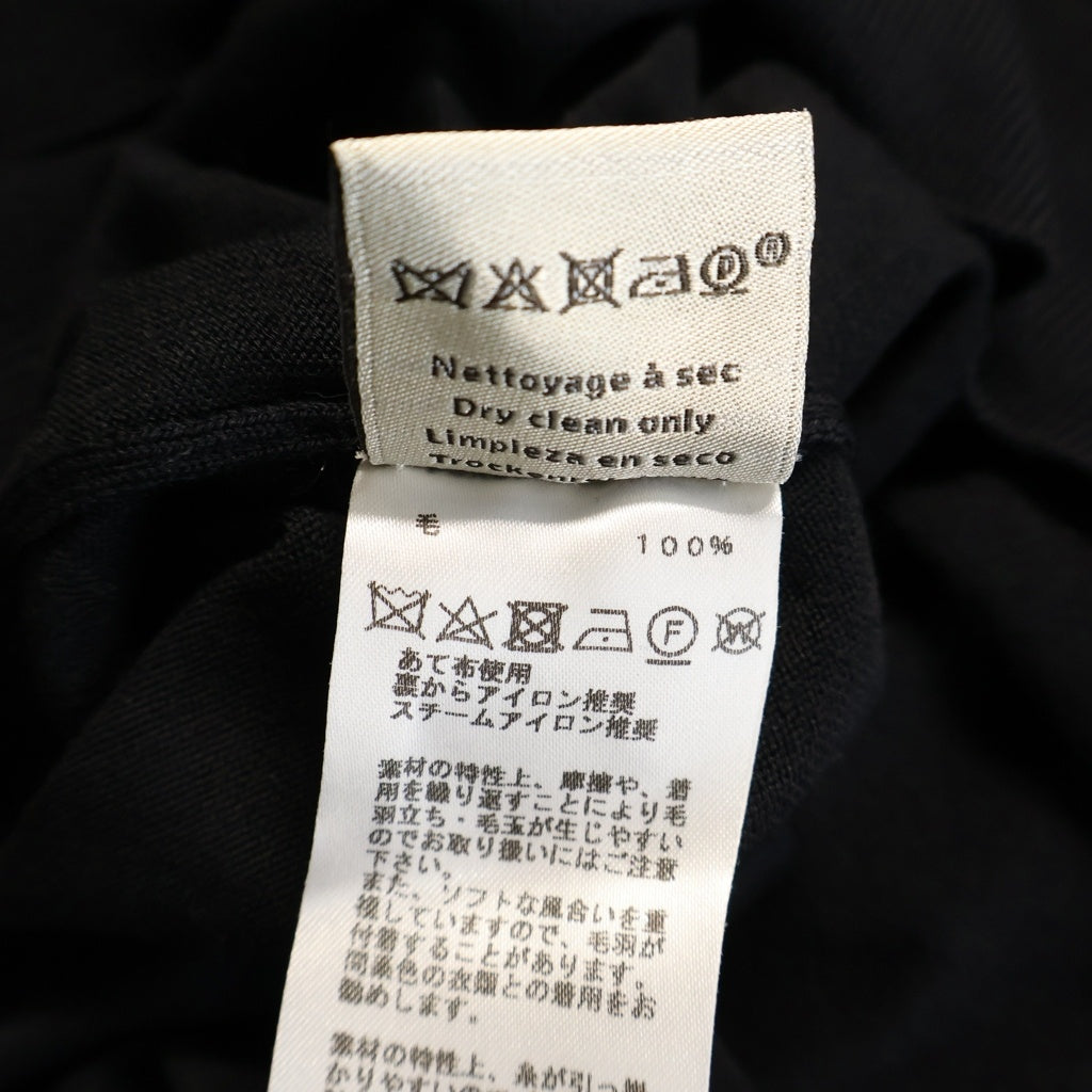 HERMES(エルメス) イタリア製 クルーネックニットセーター ブラック