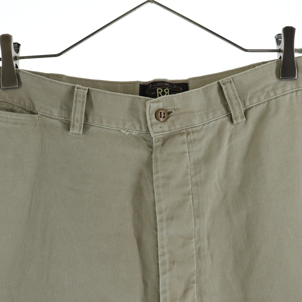 RRL(ダブルアールエル) 90S VINTAGE ヴィンテージ 三ツ星タグ ボタンフライ チノパンツ ベージュ