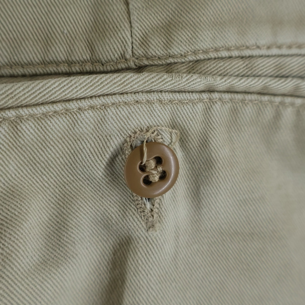 RRL(ダブルアールエル) 90S VINTAGE ヴィンテージ 三ツ星タグ ボタンフライ チノパンツ ベージュ