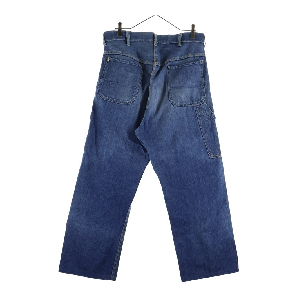 VINTAGE(ヴィンテージ) 50-60S VINTAGE ヴィンテージ RAPIDジップ フロントスナップ デニムペインターパンツ インディゴ