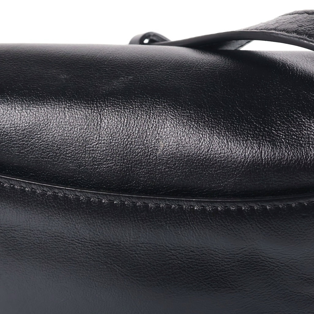 MARNI(マルニ) TRANK SOFT トランク ソフト カーフスキン レザーショルダーバッグ ブラック SBMQ0046U1 レディース