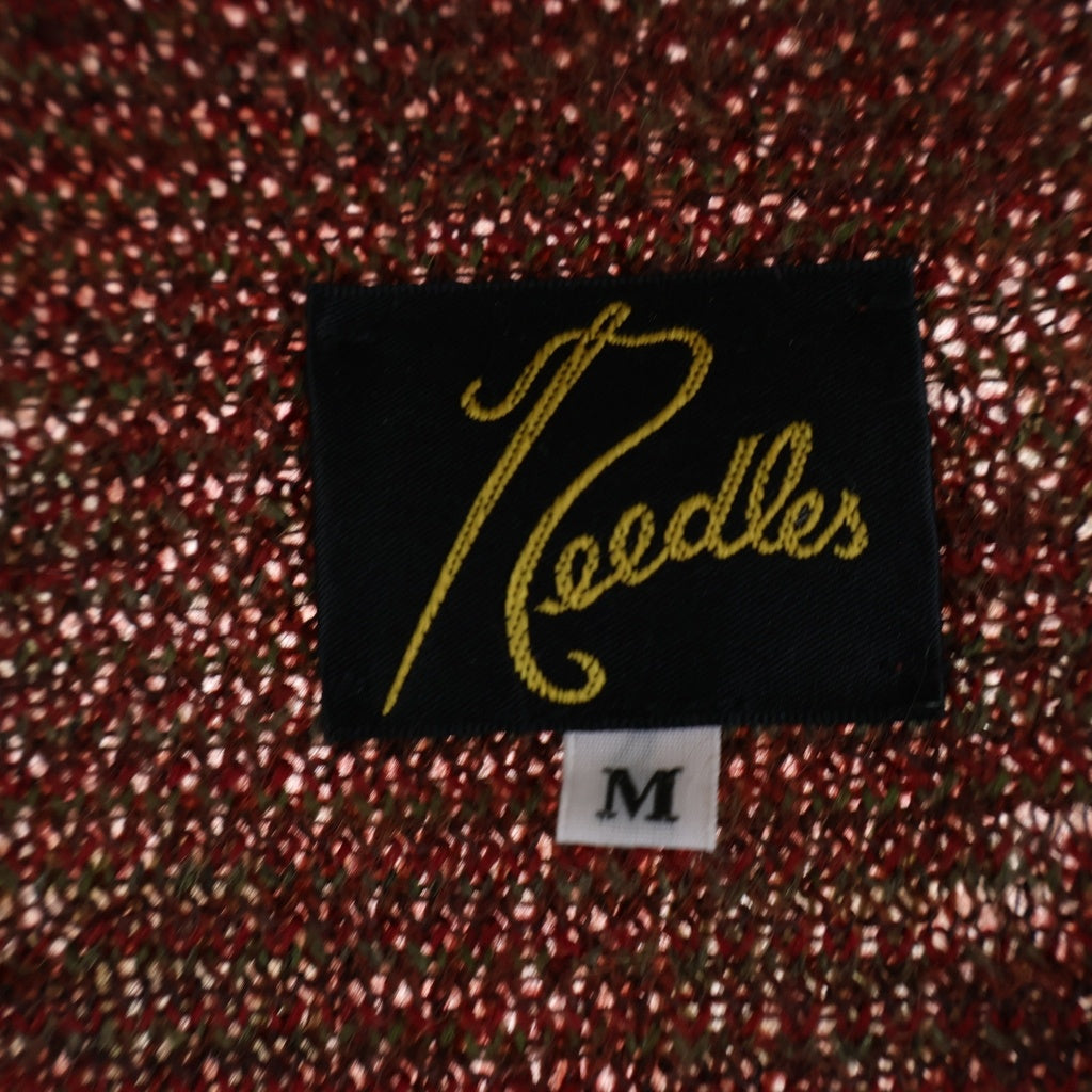 Needles(ニードルス) 21AW JOURNAL STANDARD別注 モヘアカーディガン セーター レッド/グリーン JO398