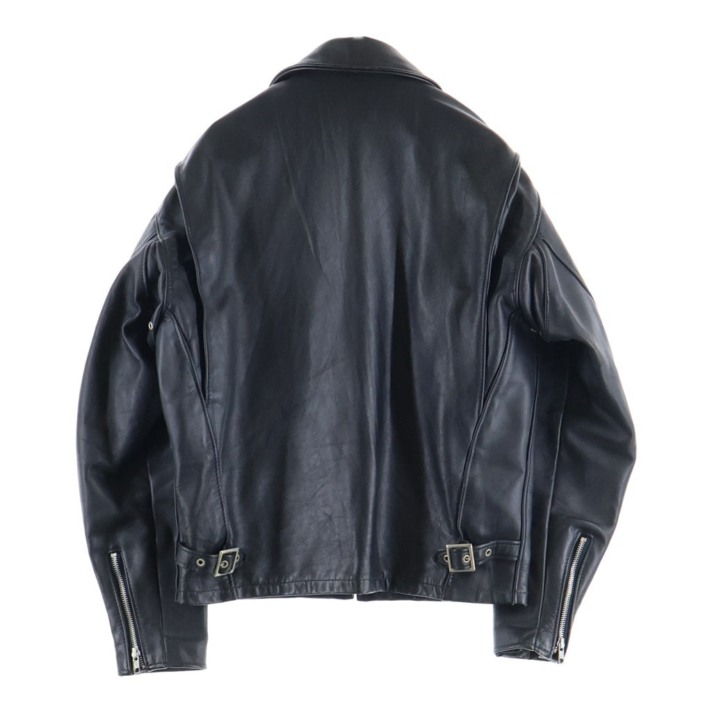 SCHOTT(ショット) 642 SINGLE RIDERSE JACKET レザー シングルライダース トラッカージャケット ブラック
