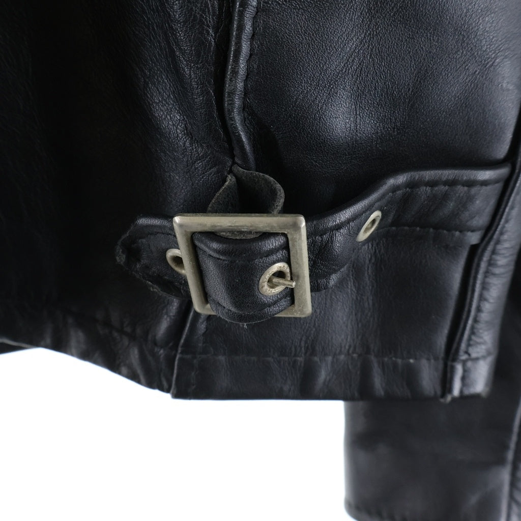 SCHOTT(ショット) 642 SINGLE RIDERSE JACKET レザー シングルライダース トラッカージャケット ブラック