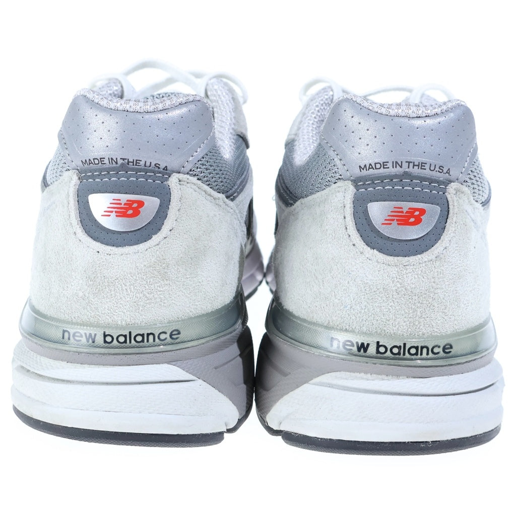New Balance(ニューバランス) スウェードメッシュ ローカットスニーカー グレー US9.5/27.5cm U990GR4