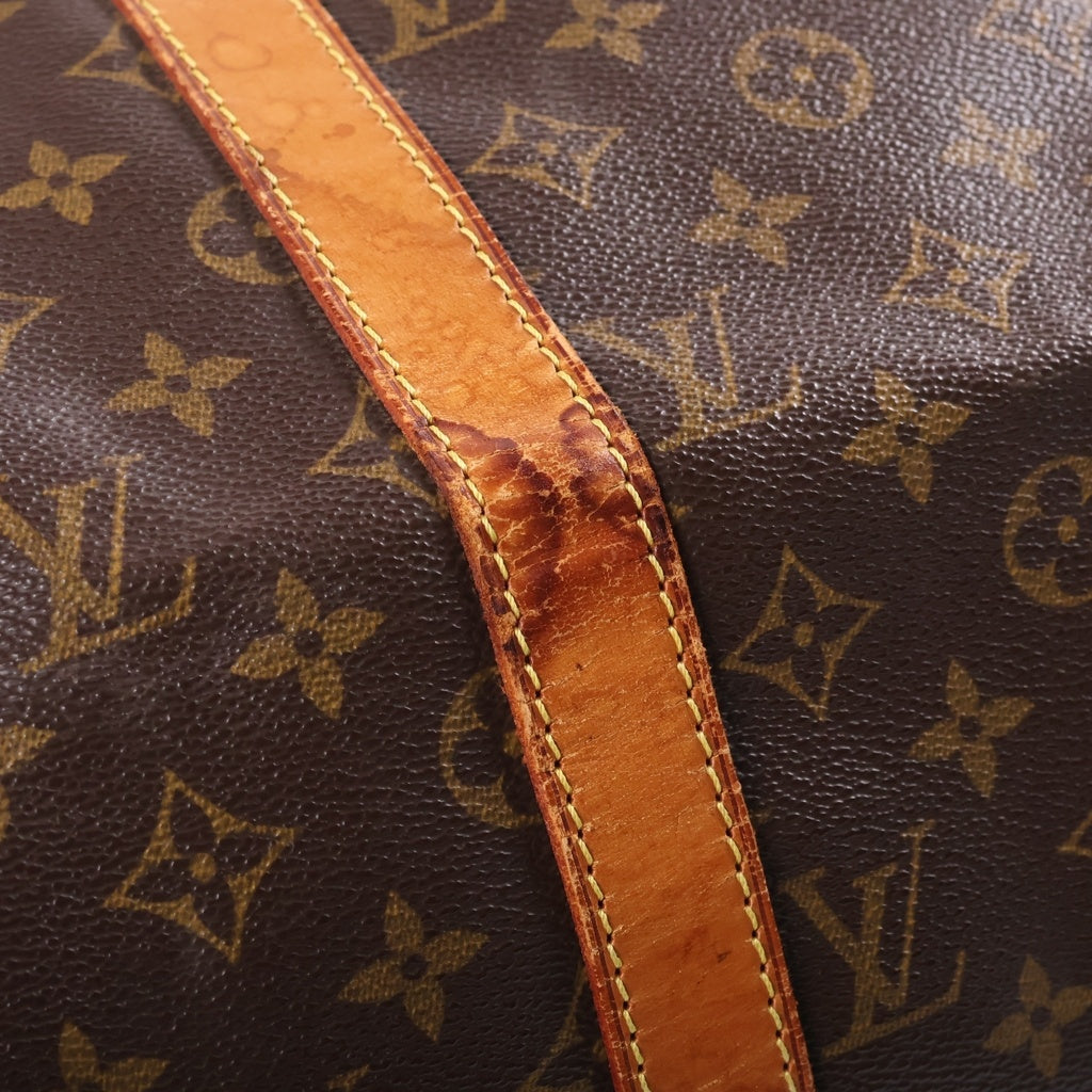 LOUIS VUITTON(ルイヴィトン) モノグラム キーポル50 ゴールド金具 PVC レザー ボストンバッグ ハンドバッグ ブラウン FL0022 M41426 レディース