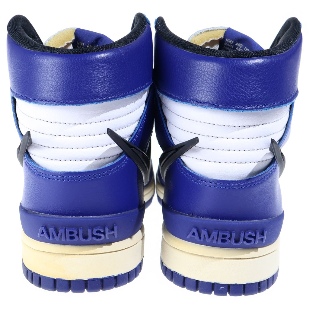 NIKE(ナイキ) ×AMBUSH DUNK HIGH DEEP ROYAL アンブッシュ ダンク ディープロイヤル ハイカットスニーカー レディース ブルー/ホワイト US6.5/24.5cm CU7544-400