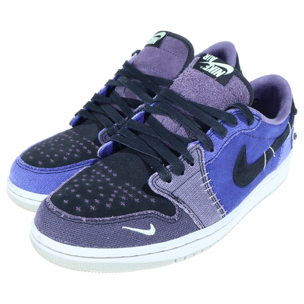 NIKE(ナイキ) ×ZION WILLIAMSON AIR JORDAN 1 RETRO LOW OG ザイオン・ウィリアムソン エアジョーダン1 ローカットスニーカー ブルー/パープル US8.5/26.5cm IH2309-500