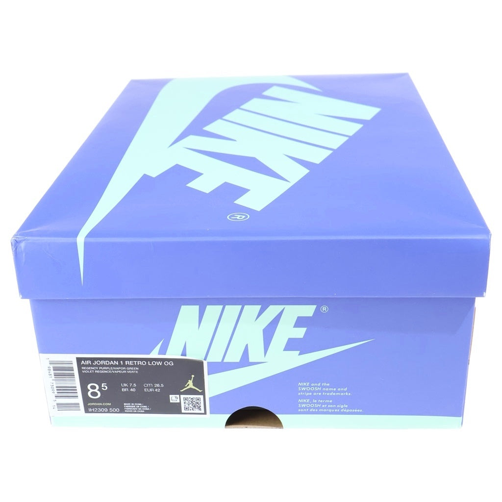 NIKE(ナイキ) ×ZION WILLIAMSON AIR JORDAN 1 RETRO LOW OG ザイオン・ウィリアムソン エアジョーダン1 ローカットスニーカー ブルー/パープル US8.5/26.5cm IH2309-500