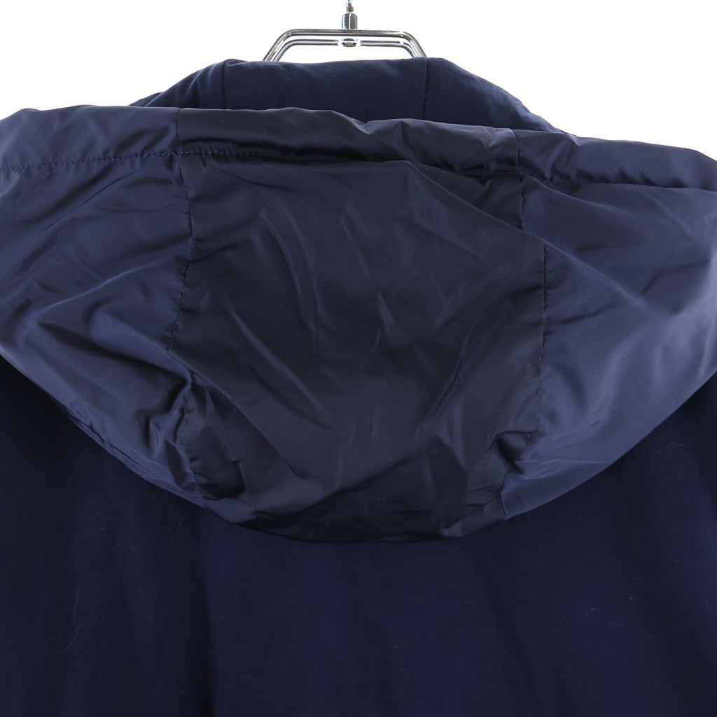 MONCLER(モンクレール) 18SS コットン ナイロンフーディ ジップアップパーカー ネイビー D10938451800