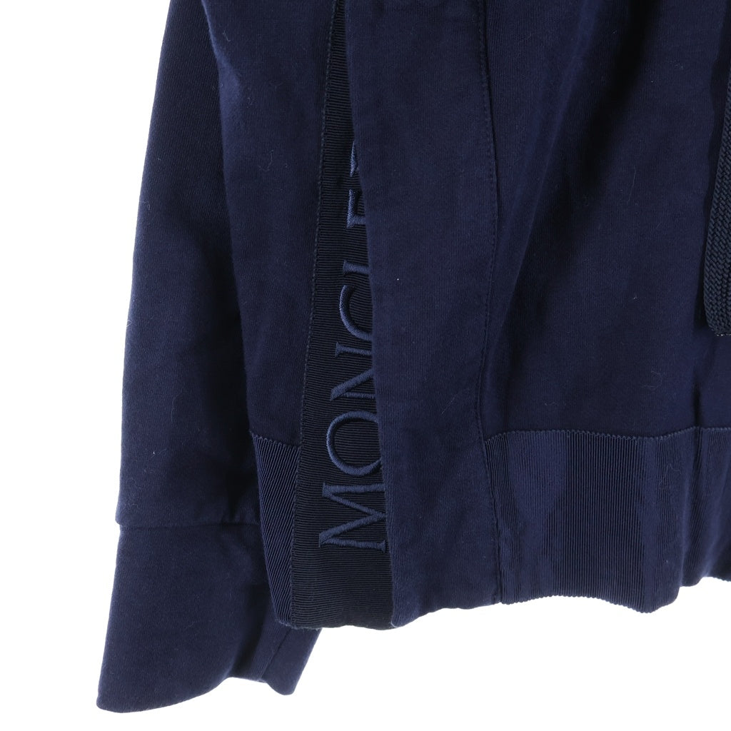 MONCLER(モンクレール) 18SS コットン ナイロンフーディ ジップアップパーカー ネイビー D10938451800