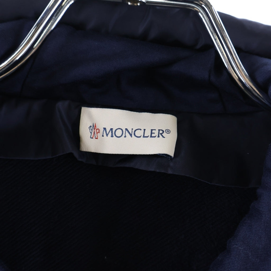 MONCLER(モンクレール) 18SS コットン ナイロンフーディ ジップアップパーカー ネイビー D10938451800