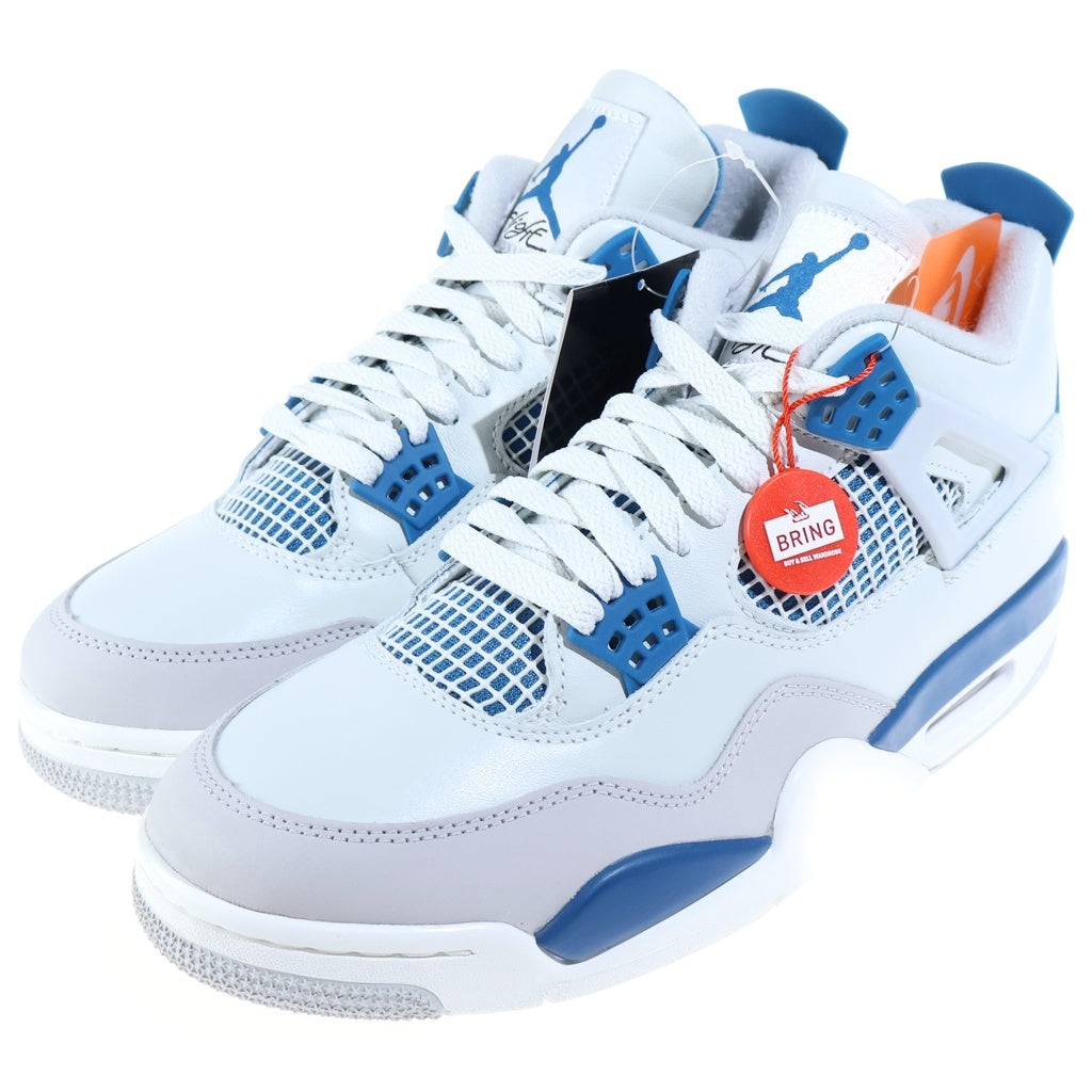 NIKE(ナイキ) AIR JORDAN 4 RETRO INDUSTRIAL BLUE エアジョーダン4 レトロ インダストリアルブルー ハイカットスニーカー ホワイト/ブルー US9.5/27.5cm FV5029-141