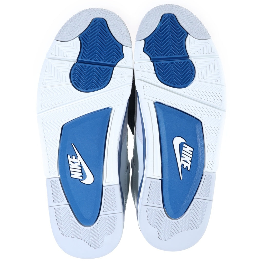 NIKE(ナイキ) AIR JORDAN 4 RETRO INDUSTRIAL BLUE エアジョーダン4 レトロ インダストリアルブルー ハイカットスニーカー ホワイト/ブルー US9.5/27.5cm FV5029-141